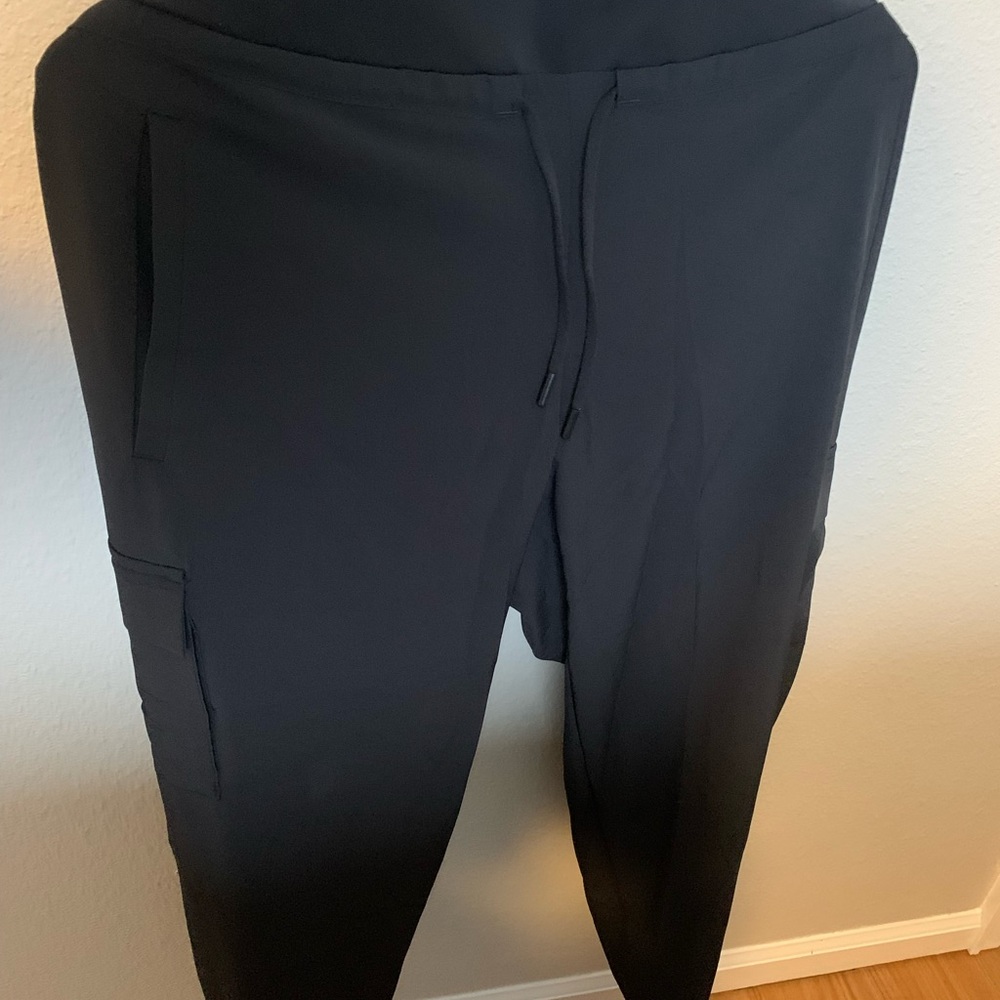 Black Athletic works pants- polyester